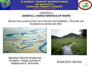 CHAPTER 3: BANKFULL CHARACTERISTICS OF RIVERS