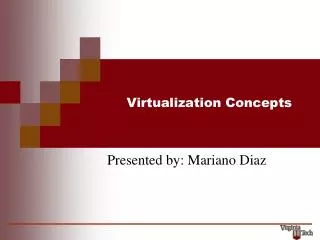 Virtualization Concepts
