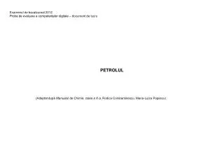 petrolul
