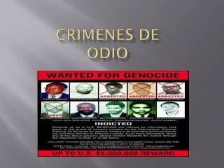 crimenes de odio