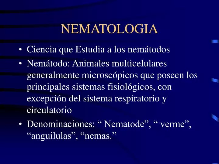 nematologia