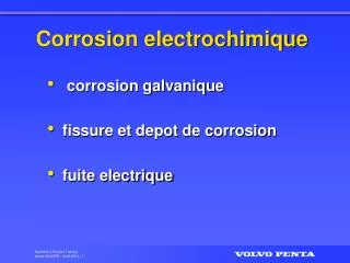 corrosion electrochimique