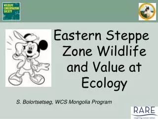 Eastern Steppe Zone Wildlife and Value at Ecology