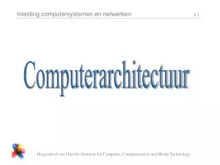 Computerarchitectuur