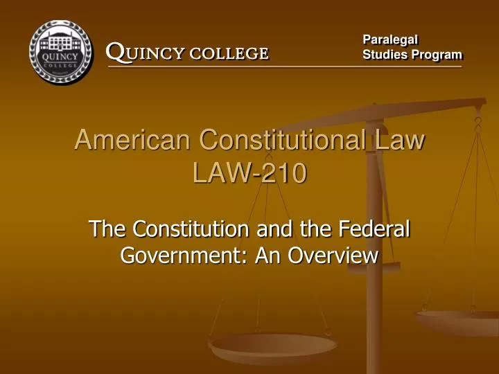 american constitutional law law 210