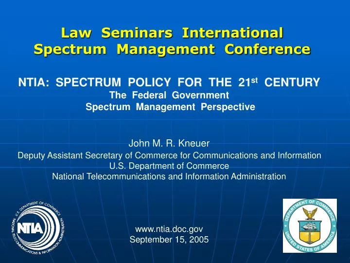 law seminars international spectrum management conference
