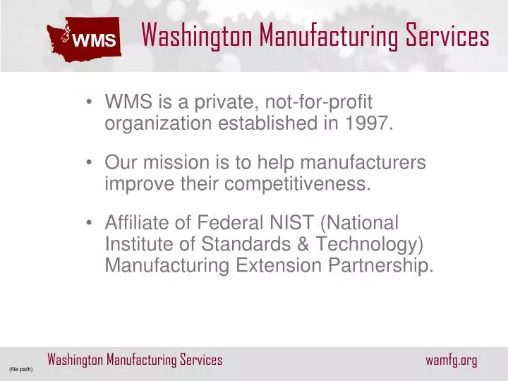 washington manufacturing services