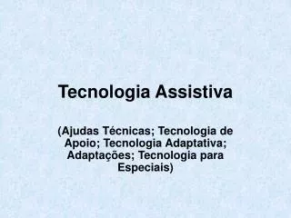 tecnologia assistiva