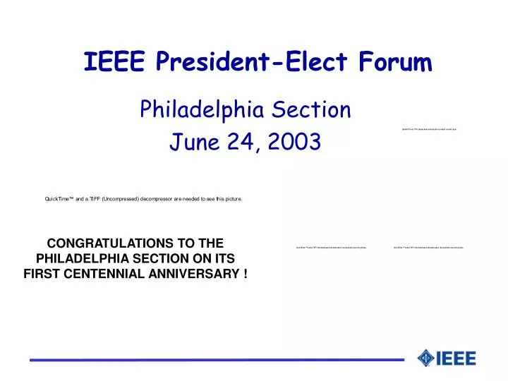 ieee president elect forum