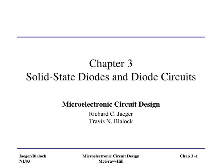 chapter 3 solid state diodes and diode circuits