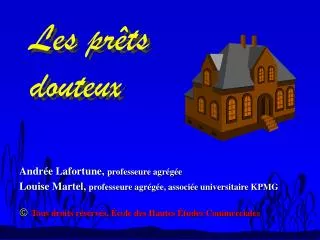 les pr ts douteux