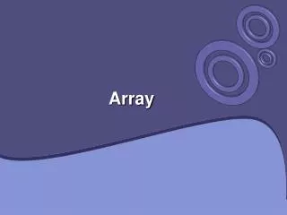 array