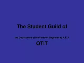 The Student Guild of