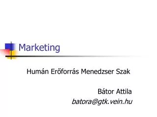 marketing