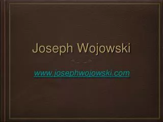 Joseph Wojowski