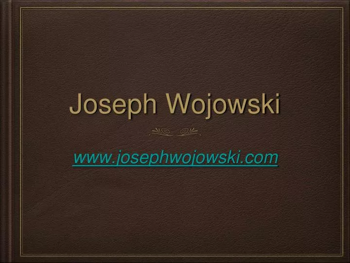 joseph wojowski
