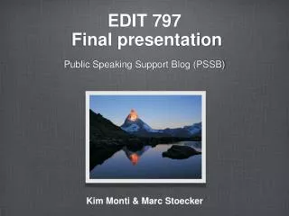EDIT 797 Final presentation