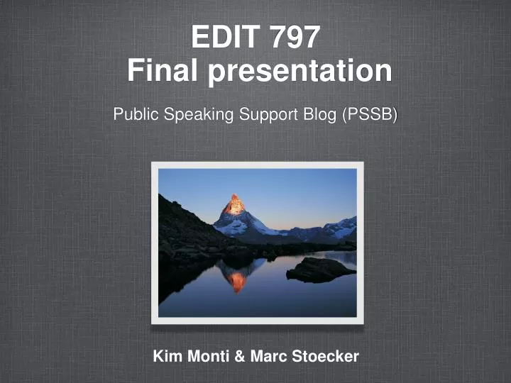 edit 797 final presentation