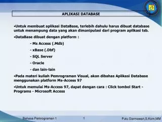 aplikasi database