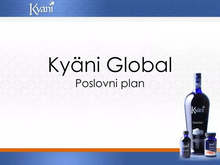 ky ni global p oslovni p lan