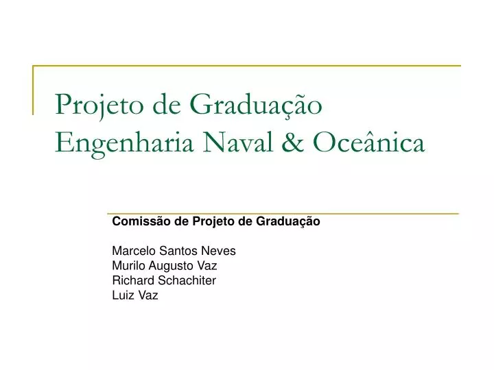 projeto de gradua o engenharia naval oce nica