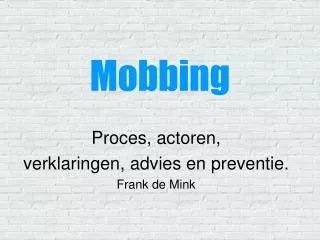 mobbing