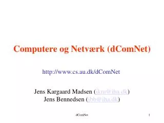 Computere og Netværk (dComNet)