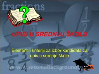 upisi u srednju kolu