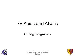 7E Acids and Alkalis