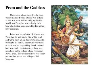 Prem and the Goddess