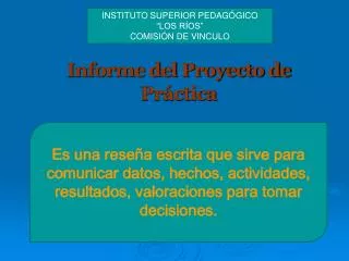 informe del proyecto de pr ctica