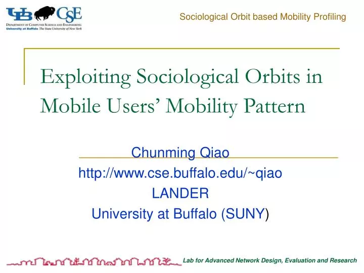exploiting sociological orbits in mobile users mobility pattern