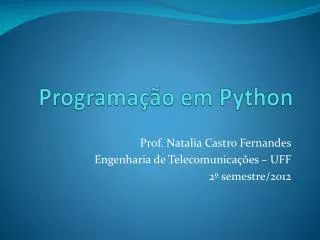 programa o em python