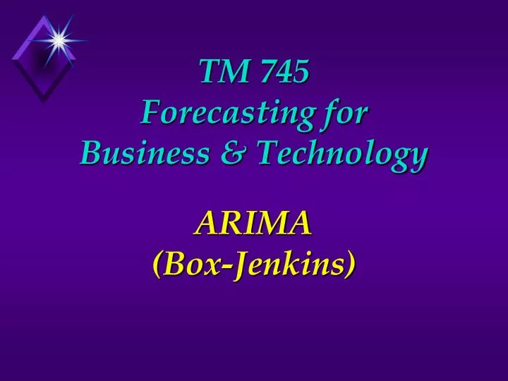 tm 745 forecasting for business technology