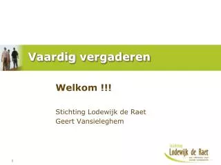 vaardig vergaderen