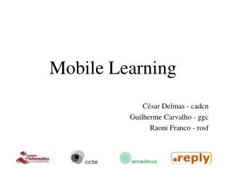 mobile learning