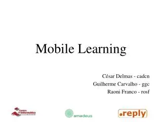 mobile learning