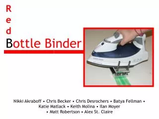 B ottle Binder