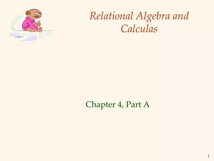 relational algebra and calculas