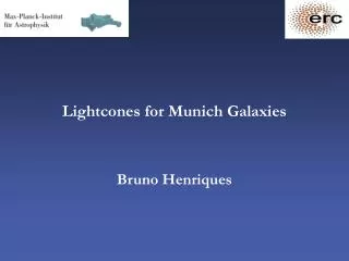 Lightcones for Munich Galaxies