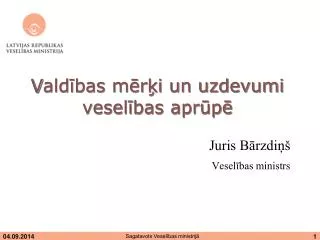 v ald bas m r i un uzdevumi vesel bas apr p