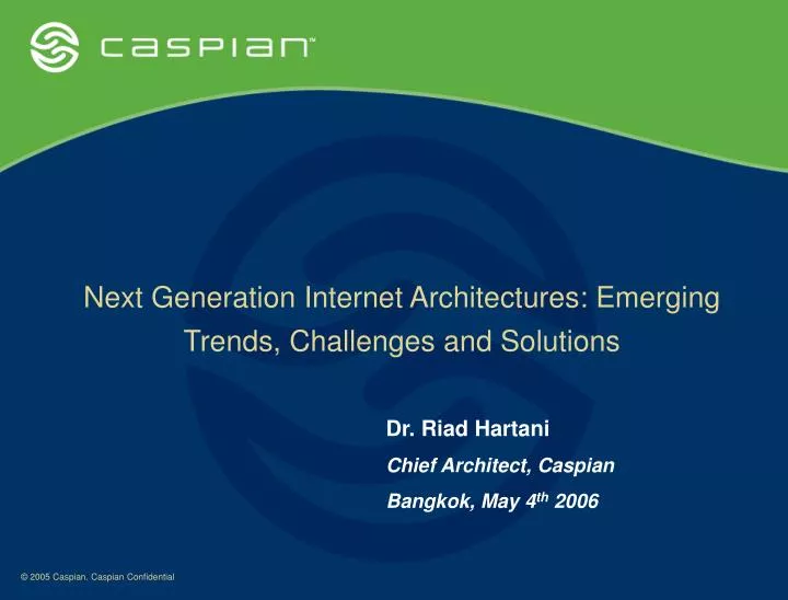 next generation internet architectures emerging trends challenges and solutions