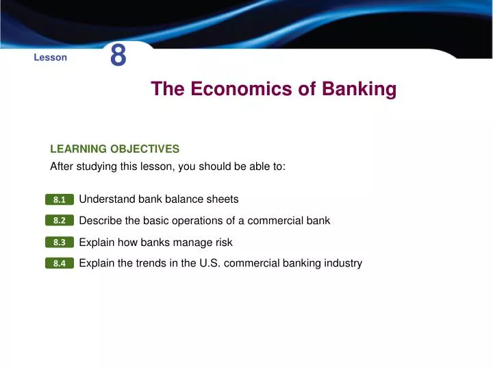 the economics of banking