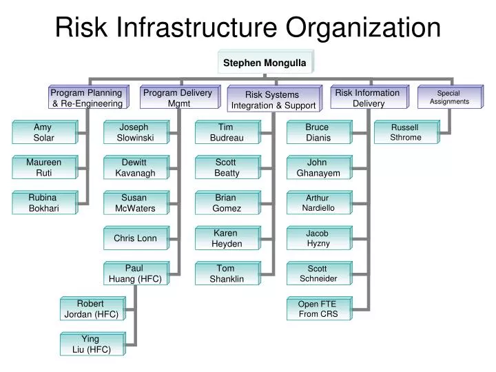 risk infrastructure organization