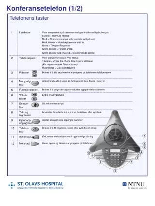 konferansetelefon 1 2