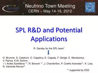 SPL R&amp;D and Potential Applications