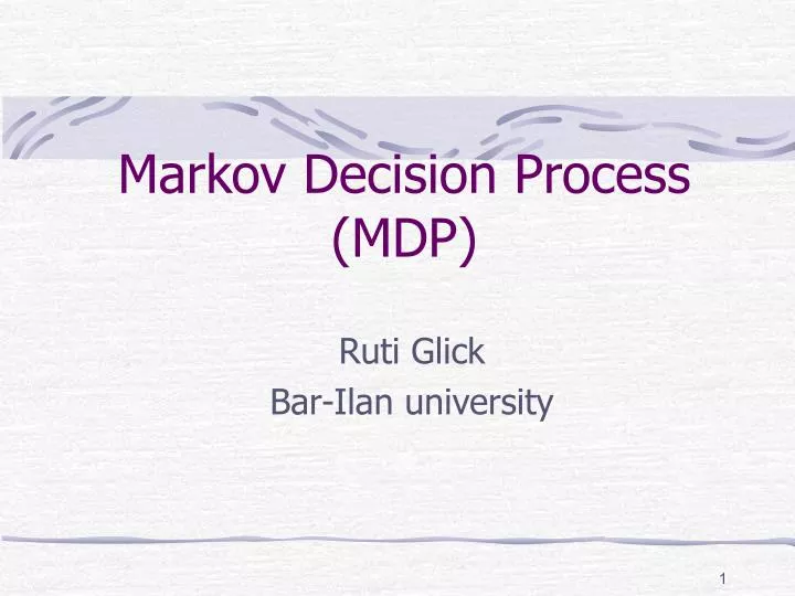 markov decision process mdp