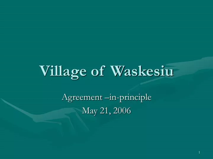 village of waskesiu