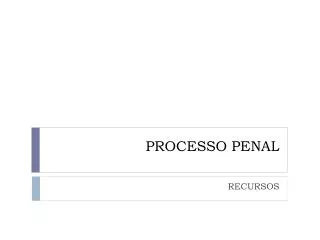 processo penal