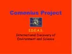 Comenius Project - slide 1